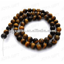 7MM Round Shaped tigereye stone beads